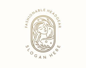 Golden Wellness Woman logo design