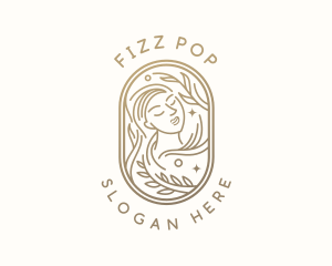 Golden Wellness Woman logo design