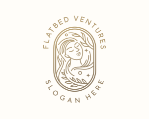 Golden Wellness Woman logo design