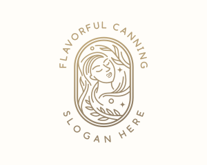 Golden Wellness Woman logo design