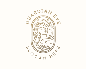 Golden Wellness Woman logo design