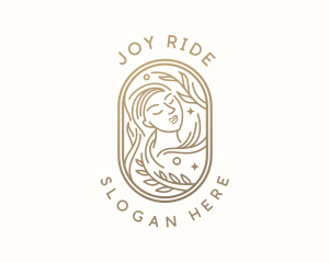 Golden Wellness Woman logo design