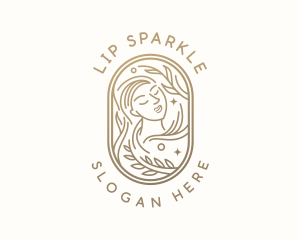 Golden Wellness Woman logo design