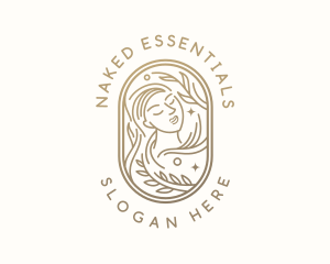 Golden Wellness Woman logo design