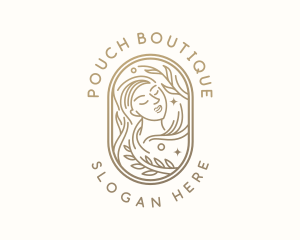 Golden Wellness Woman logo design