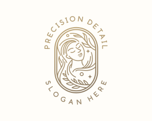 Golden Wellness Woman logo design