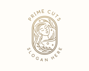 Golden Wellness Woman logo design