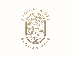 Golden Wellness Woman logo design