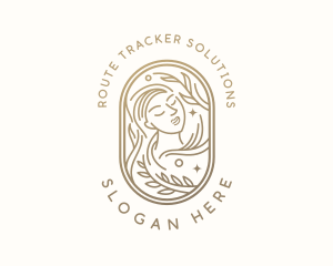 Golden Wellness Woman logo design