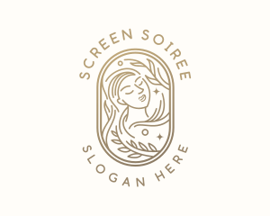 Golden Wellness Woman logo design