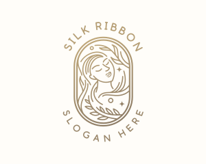 Golden Wellness Woman logo design