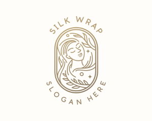 Golden Wellness Woman logo design