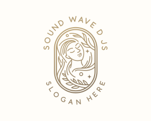 Golden Wellness Woman logo design