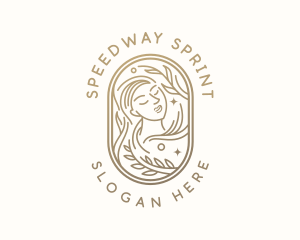 Golden Wellness Woman logo design