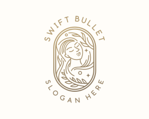 Golden Wellness Woman logo design