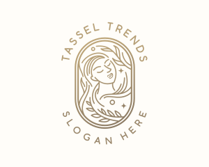 Golden Wellness Woman logo design