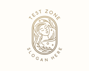 Golden Wellness Woman logo design