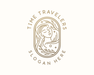 Golden Wellness Woman logo design