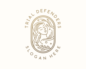 Golden Wellness Woman logo design