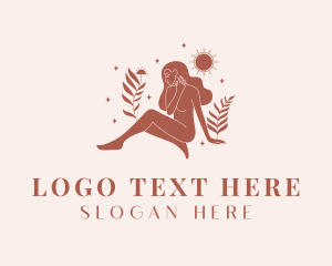 Sexy Woman Nature logo