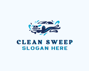 Car Wash Vehicle Cleaning logo design