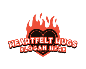 Fire Heart Love logo