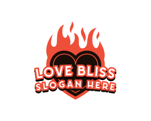 Fire Heart Love logo