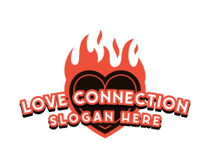 Fire Heart Love logo