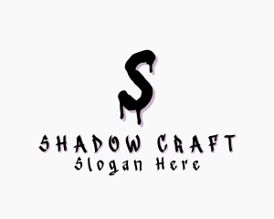 Drip Shadow Graffiti logo design