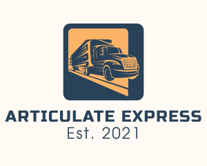 Express Trucking Transport logo design