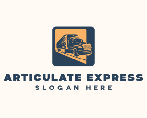 Express Trucking Transport logo design