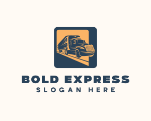 Express Trucking Transport logo design