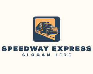 Express Trucking Transport logo design