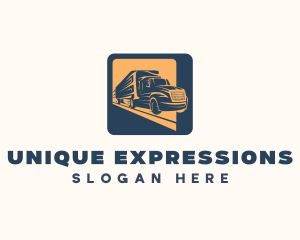 Express Trucking Transport logo design