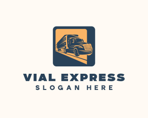 Express Trucking Transport logo design