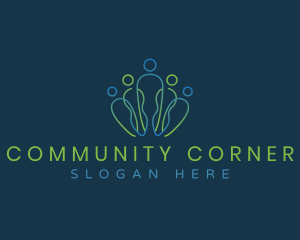 Community People Organization logo design