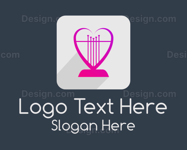 Heart Lyre App Logo