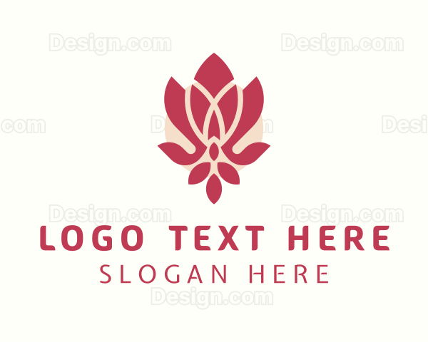 Wellness Red Lotus Logo