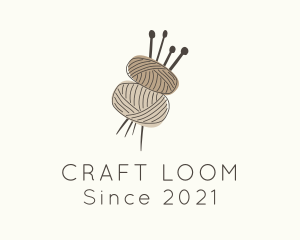 Brown Yarn Crochet  logo