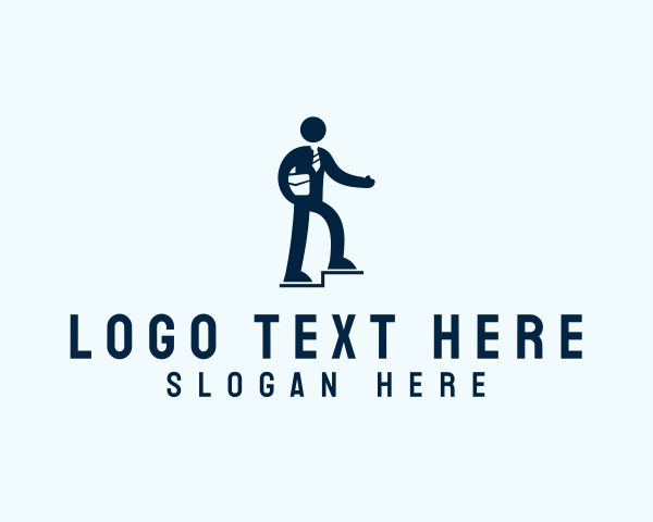 Businessman logo example 1