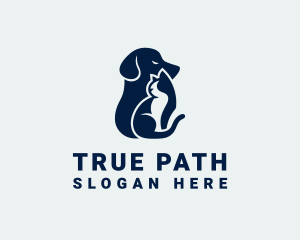 Pet Animal Kitten Dog Logo