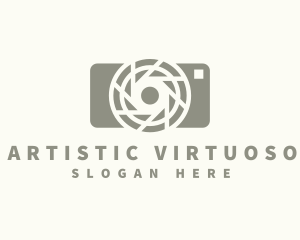 Camera Shutter Photography logo design