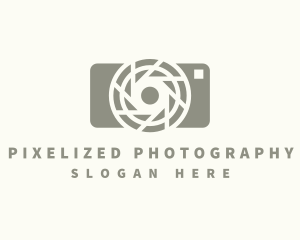 Camera Shutter Photography logo design