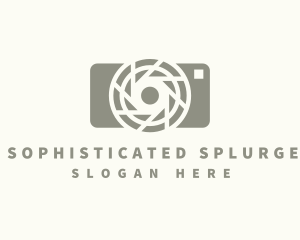 Camera Shutter Photography logo design