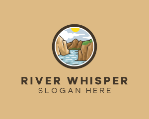 Rustic Mountain River logo