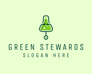 Green Medical Laboratory logo design