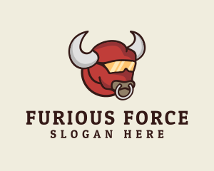 Furious Bull Goggles logo design