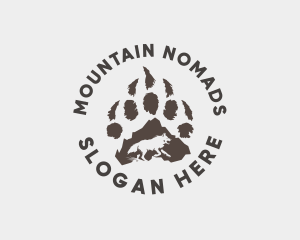 Wolf Paw Wildlife logo design