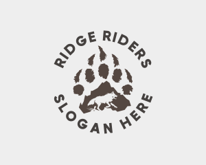 Wolf Paw Wildlife logo design