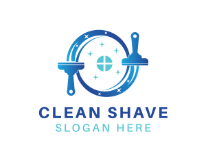 Squeegee Window Cleaning logo design